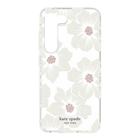 Kate Spade Protective Hardshell Case Galaxy S23 Hollyhock Floral /Cream